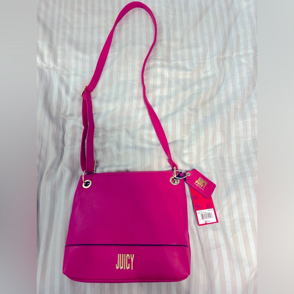 Juicy Couture Crossbody Purse, hot pink, NWT